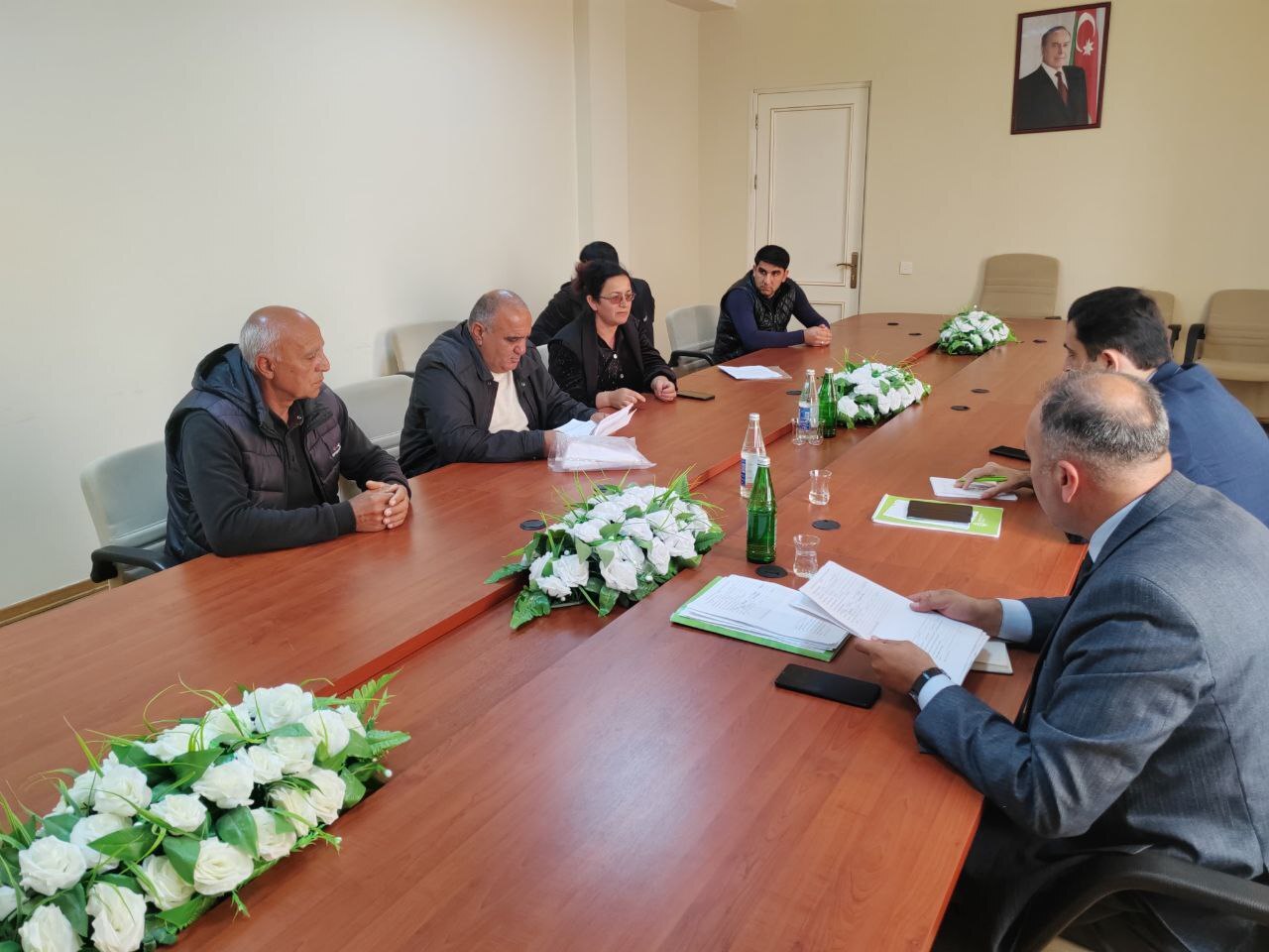 Fuad Sadıqov Ağdamda vətəndaşları qəbul edib - FOTO
