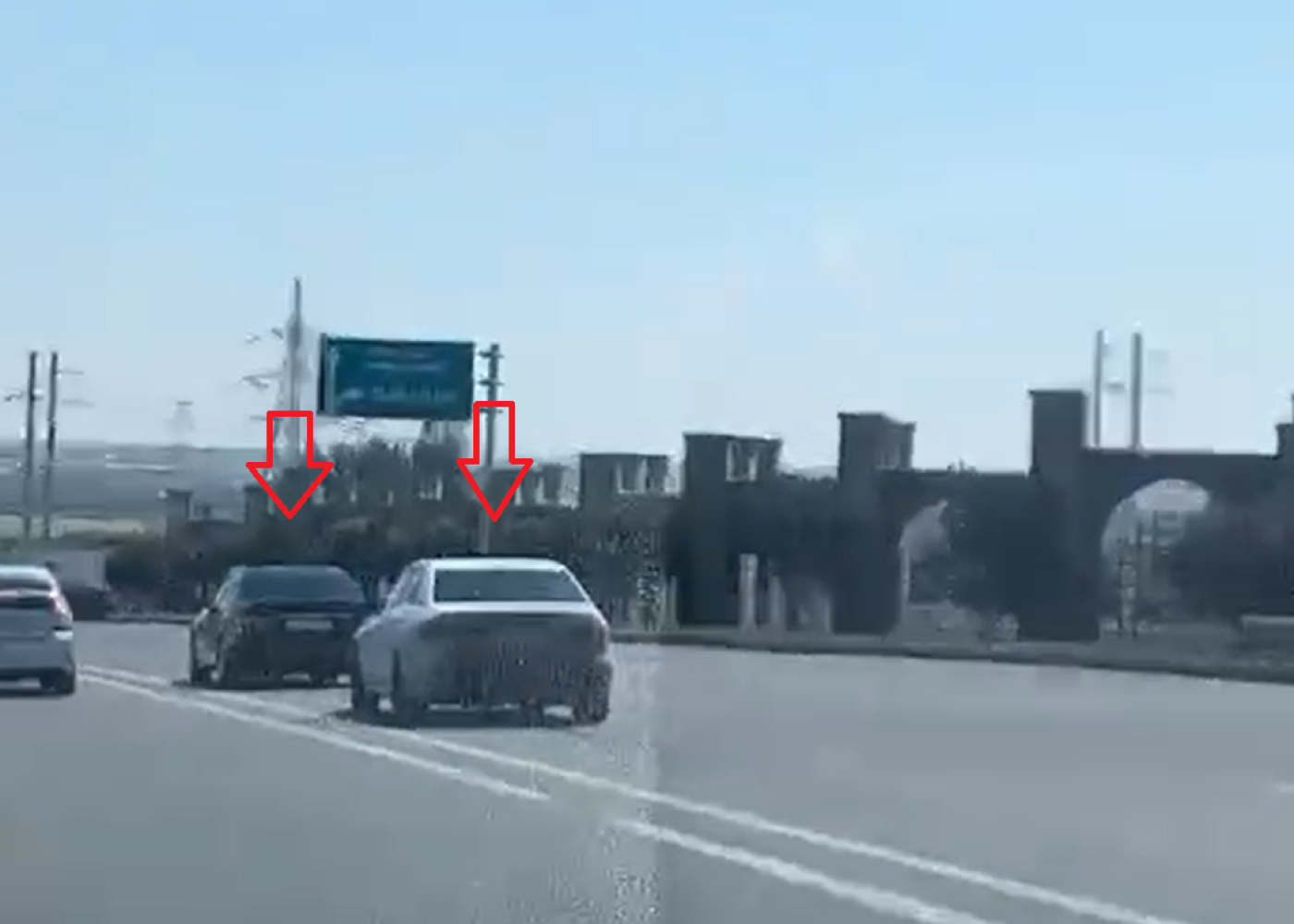 Aeroport yolunda yarışan sürücülər saxlanıldı - VİDEO