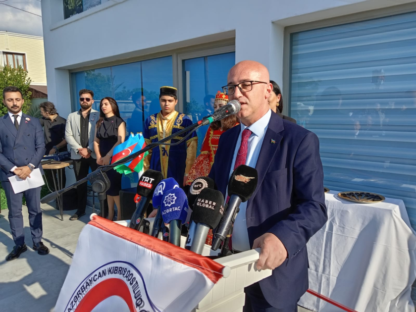 Şimali Kiprdə Azərbaycan Beynəlxalq Mədəniyyət Mərkəzi açıldı - FOTO