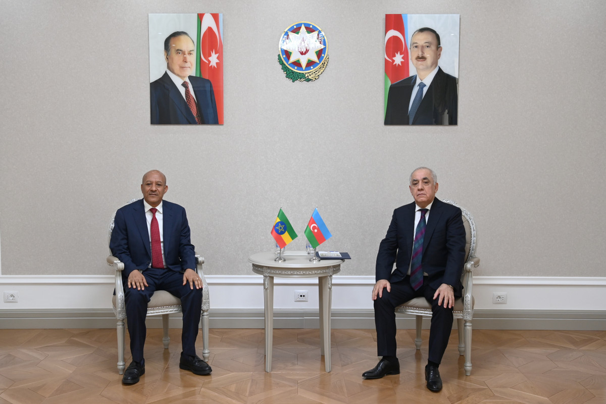 Əli Əsədov Efiopiya Baş nazirinin müavini ilə görüşdü