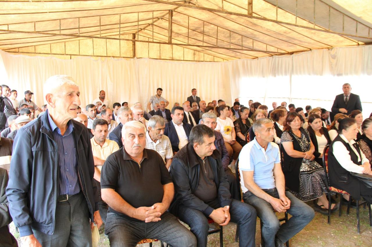 Goranboyun Kələk kəndində səyyar qəbul keçirilib - FOTO