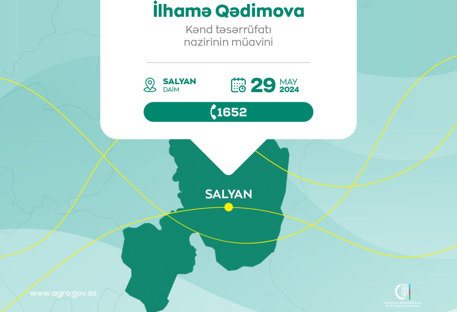 Nazir müavini Salyanda vətəndaşlarla görüşəcək