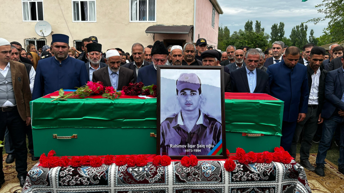 Şəhid İlqar Rəhimov Göyçayda dəfn olundu - FOTO