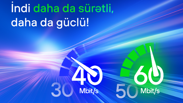 Azərbaycanda GPON tarifləri üzrə internetin sürəti artır