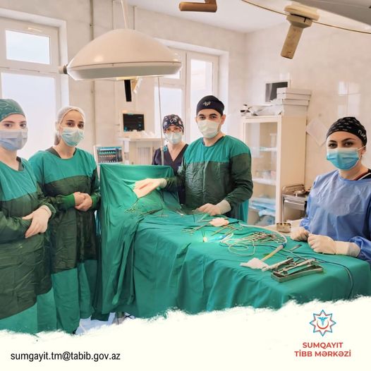 Sumqayıt Uşaq Xəstəxanasında daha bir mürəkkəb əməliyyat