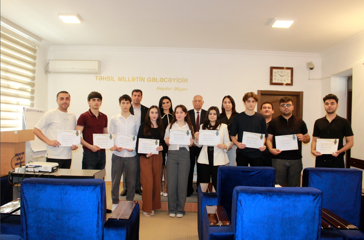 Mingəçevir Dövlət Universitetinin “Brend tələbə”ləri mükafatlandırıldı - FOTO  