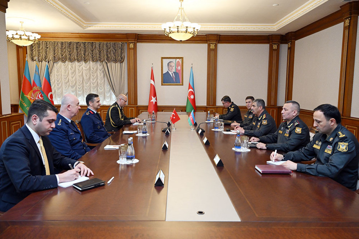 Azərbaycanla Türkiyə hərbi əməkdaşlığı müzakirə olundu - FOTO