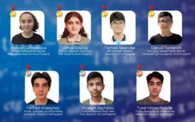 Məktəblilərimiz Beynəlxalq Olimpiadada medal qazandılar