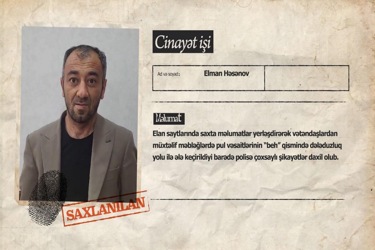 Bu dələduzun aldatdığı şəxslər polisə getsinlər