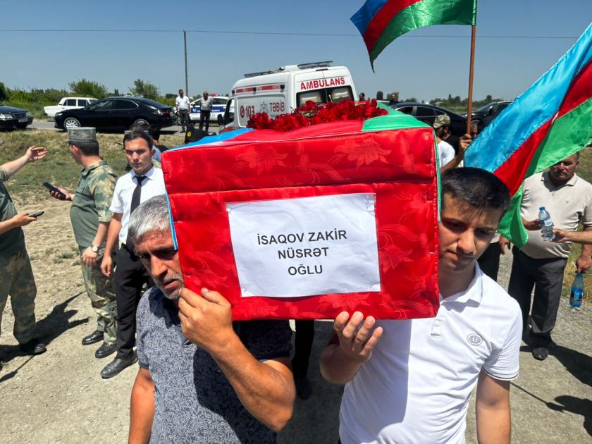 Birinci Qarabağ müharibəsinin şəhidi Zərdabda dəfn olundu