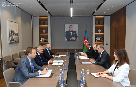 Ceyhun Bayramov Polşa XİN-in dövlət katibi ilə görüşüb - FOTO
