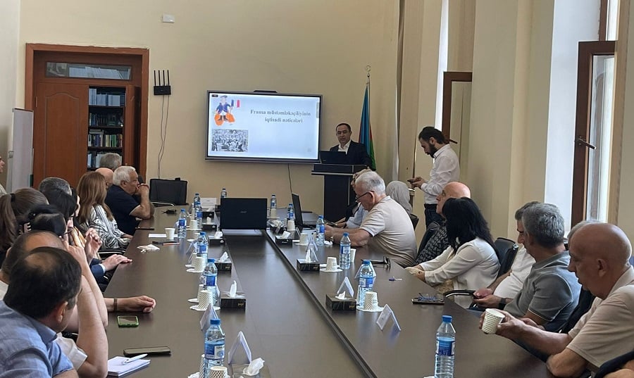 Bakıda Fransa müstəmləkəçiliyinin iqtisadi nəticələri müzakirə olundu