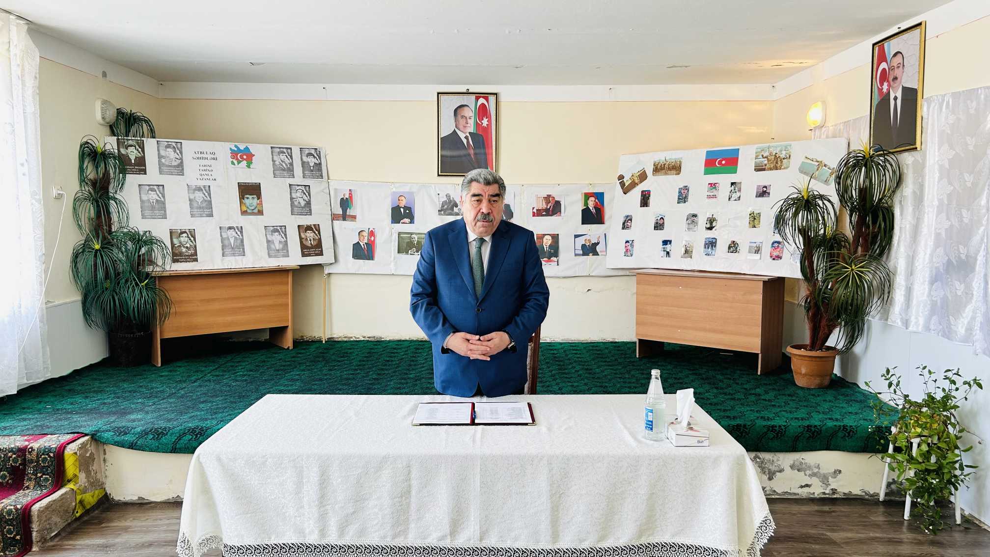 Hacıqabulun Atbulaq kəndində növbəti səyyar qəbul-görüş keçirilib - FOTO