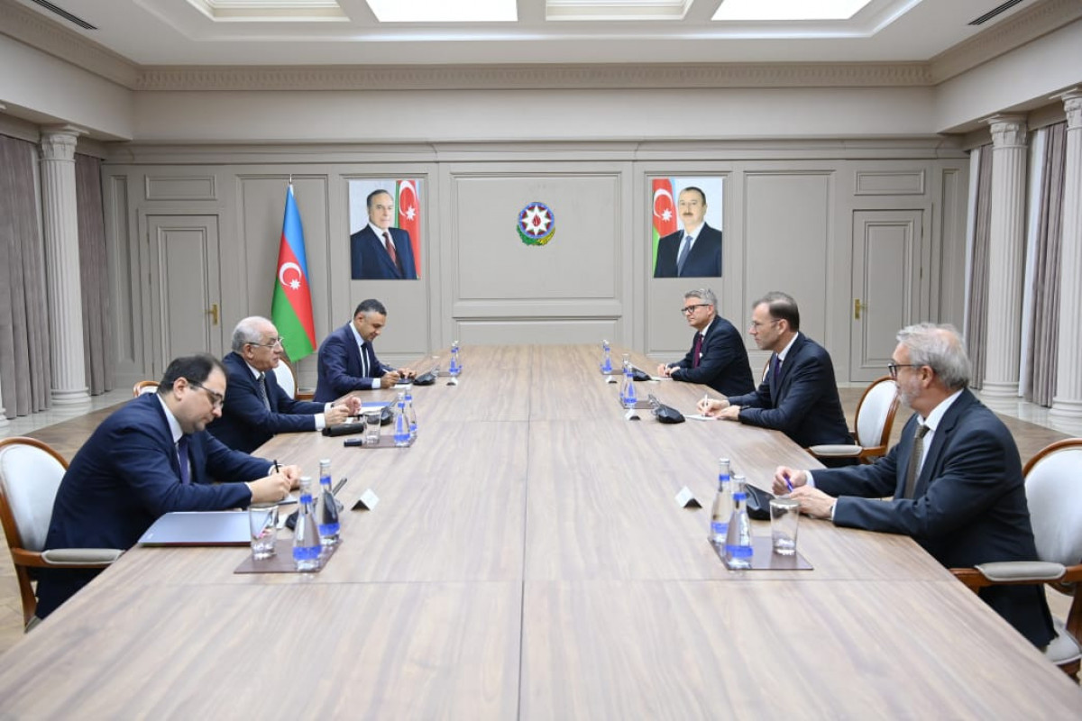 Əli Əsədov “Knauf” Şirkətlər Qrupunun nümayəndə heyəti ilə görüşüb
