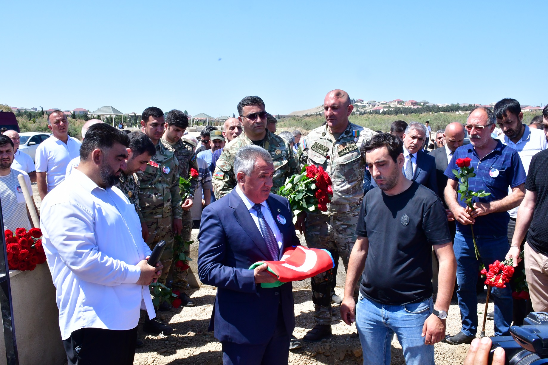 Birinci Qarabağ Müharibəsi şəhidləri Mehdiabadda dəfn olundular - FOTO