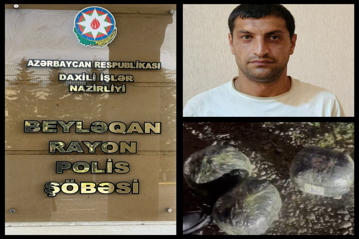 Beyləqanda saxlanılan şəxsdə külli miqdarda narkotik AŞKARLANDI