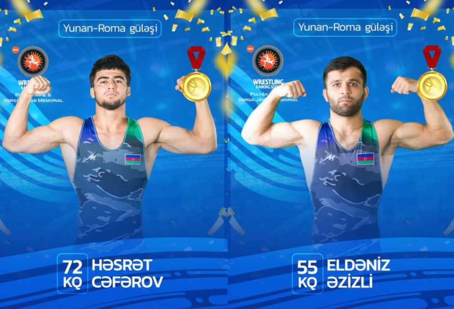 İki güləşçimiz reytinq turnirində qızıl medal qazandı