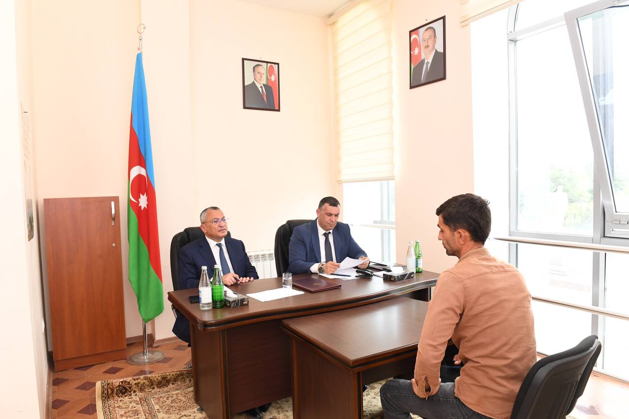 Rövşən Rzayev Masallıda vətəndaşları qəbul edib - FOTO