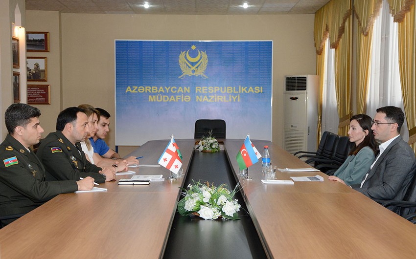 Azərbaycan və Gürcüstan arasında hərbi informasiya sahəsində təcrübə mübadiləsi