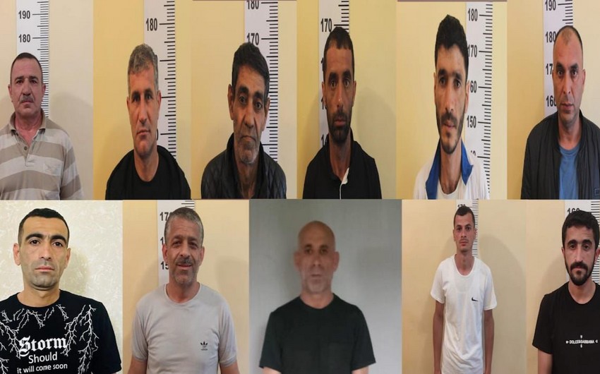 Polis Ağdaşda əməliyyat keçirdi 12 nəfər saxlanıldı