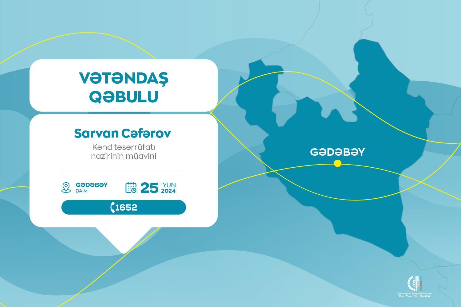 Sarvan Cəfərov Gədəbəydə vətəndaşlarla görüşəcək