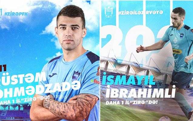 “Zirə” “Qarabağ”ın iki futbolçusunu icarəyə götürdü