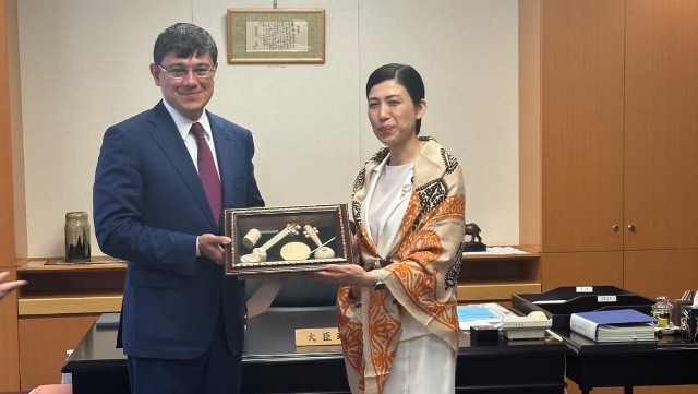 Fuad Muradov Yaponiyada görüşlər keçirdi - FOTOLAR