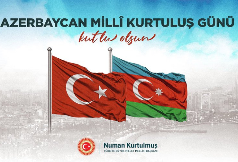 Can Azərbaycanı ən səmimi arzularımla təbrik edirəm - Numan Kurtulmuş
