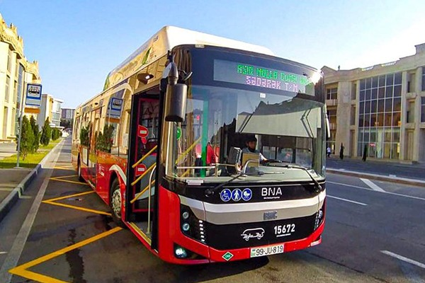 Bu avtobusların hərəkət istiqaməti dəyişdirilir 