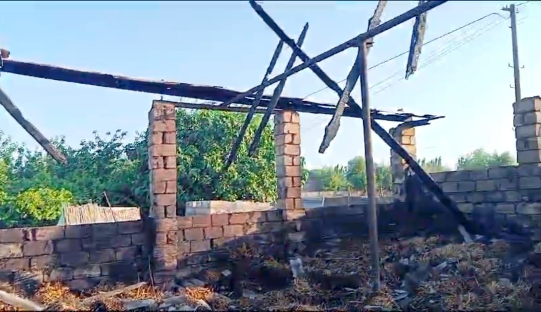 Təsərrüfatda yanğın: Heyvanlar tələf oldu