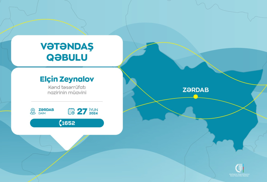Nazir müavini Zərdabda vətəndaşlarla görüşəcək