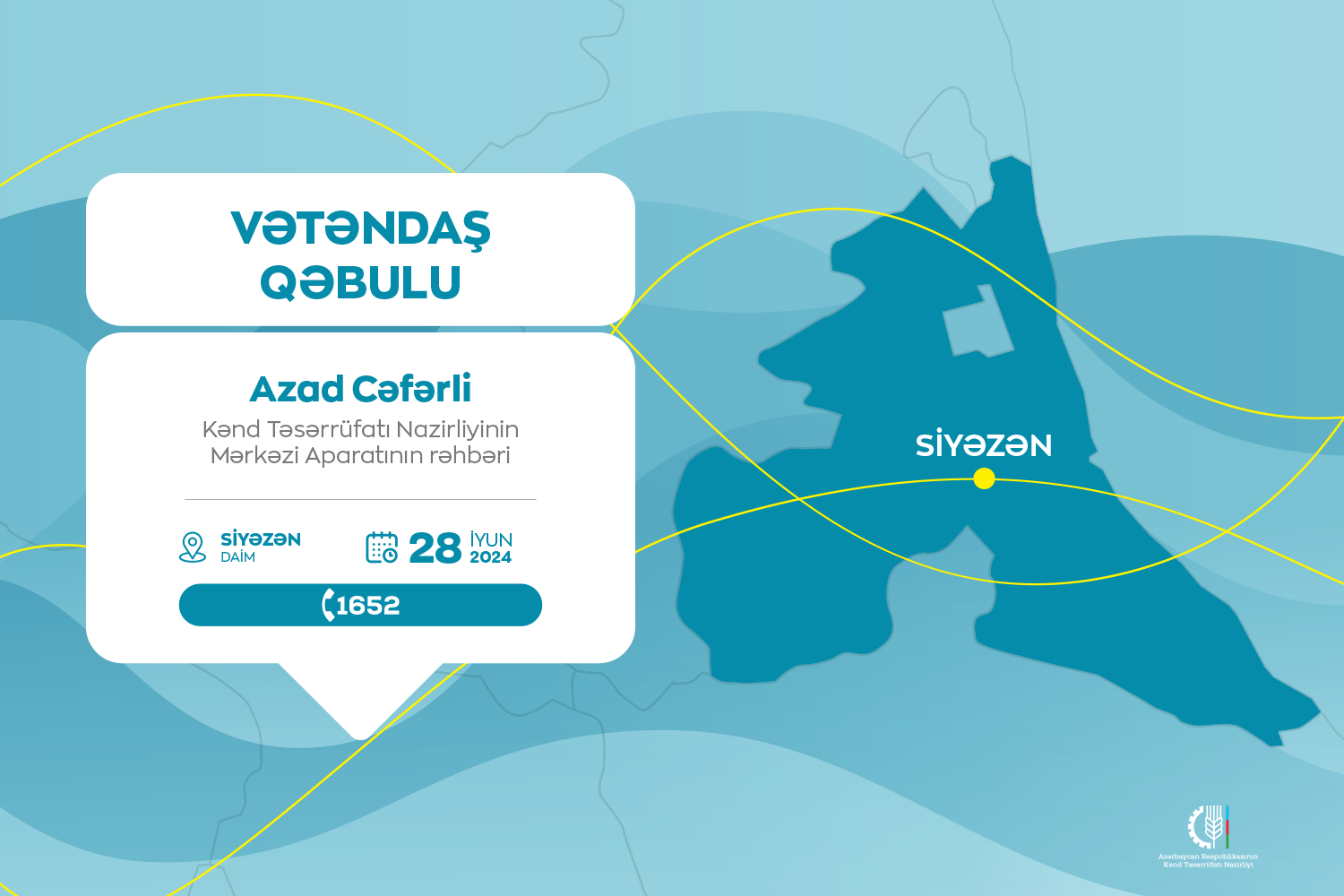 Aparat rəhbəri Siyəzən vətəndaşlarla görüşəcək