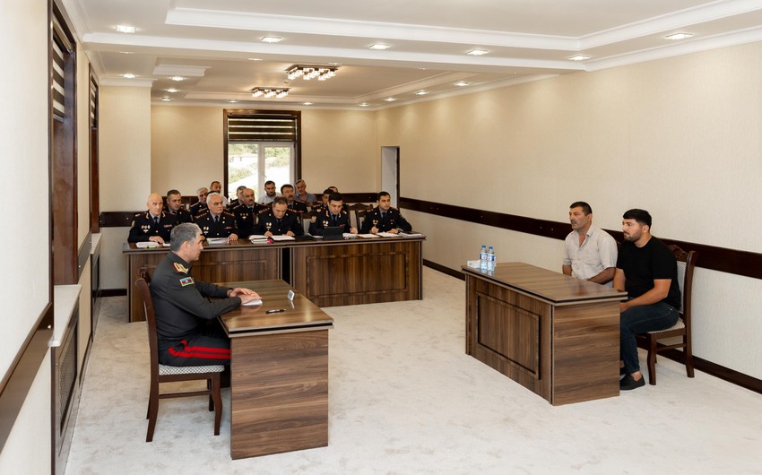 Vilayət Eyvazov Oğuzda vətəndaşları qəbul edib, sıra baxışı keçirib - FOTO