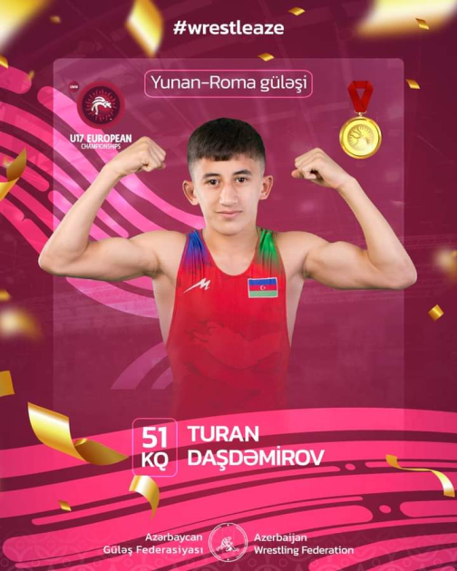 İki güləşçimiz erməniləri məğlub edərək Avropa çempionu oldu