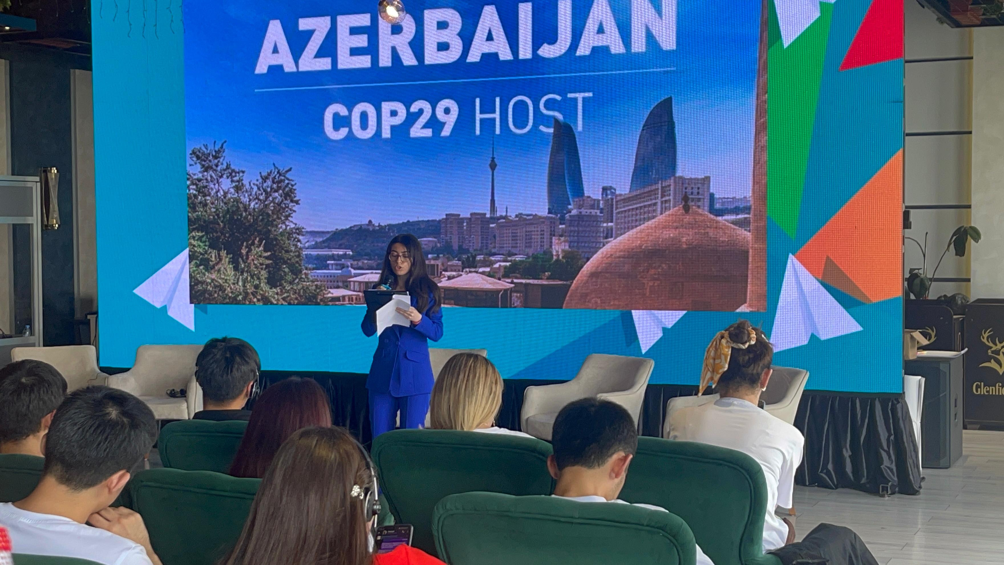 Beynəlxalq Gənclər Festivalında COP 29 haqqında məlumat verildi - FOTO