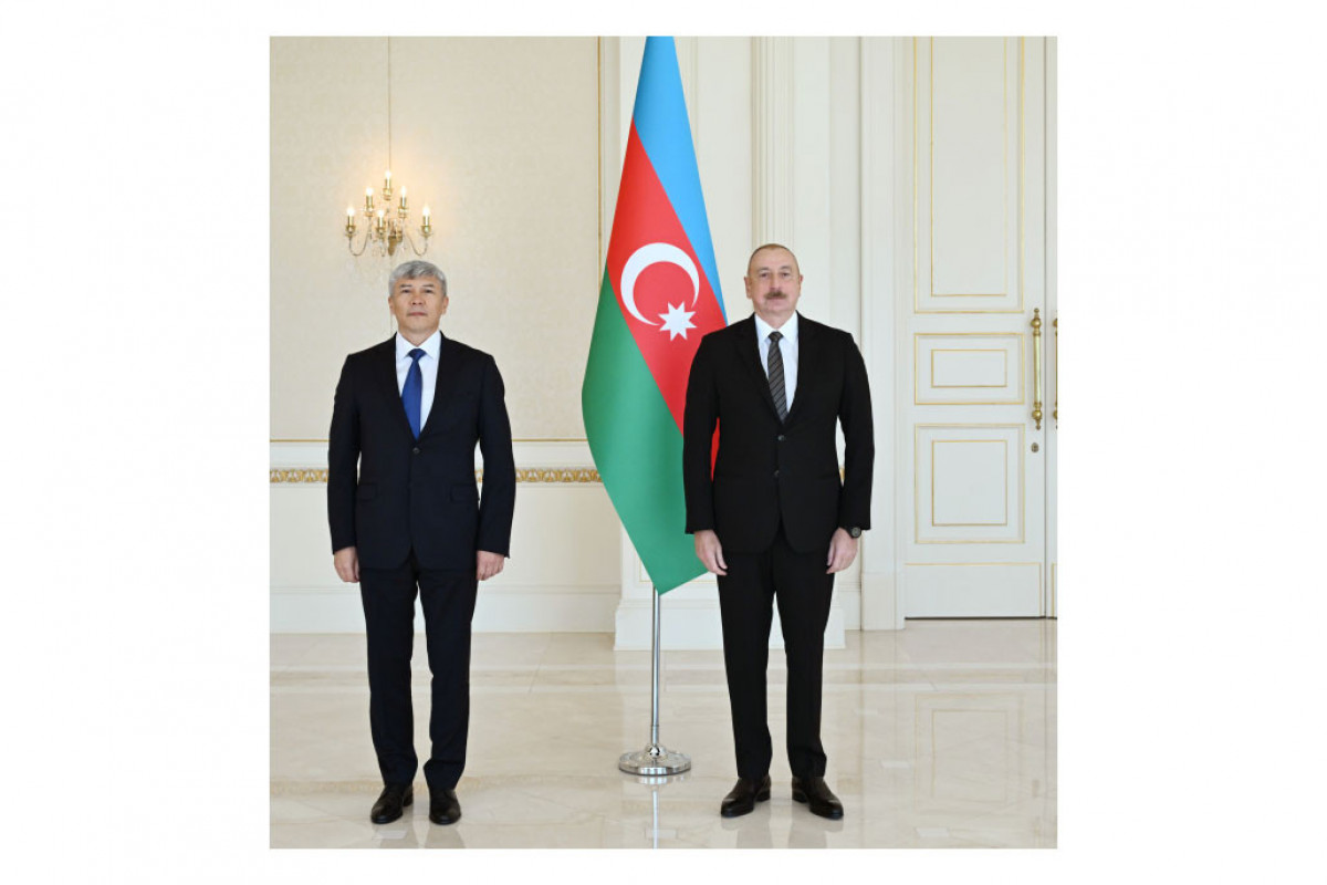 Qırğızıstanın yeni səfiri Prezidentin qəbulunda
