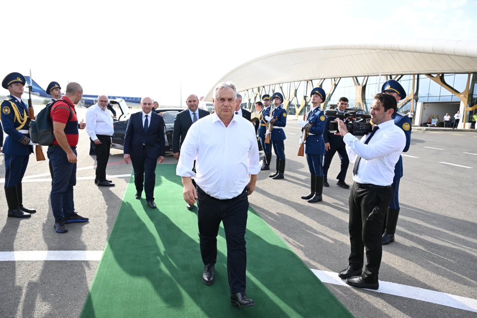 Orbanın ölkəmizə səfəri başa çatdı 
