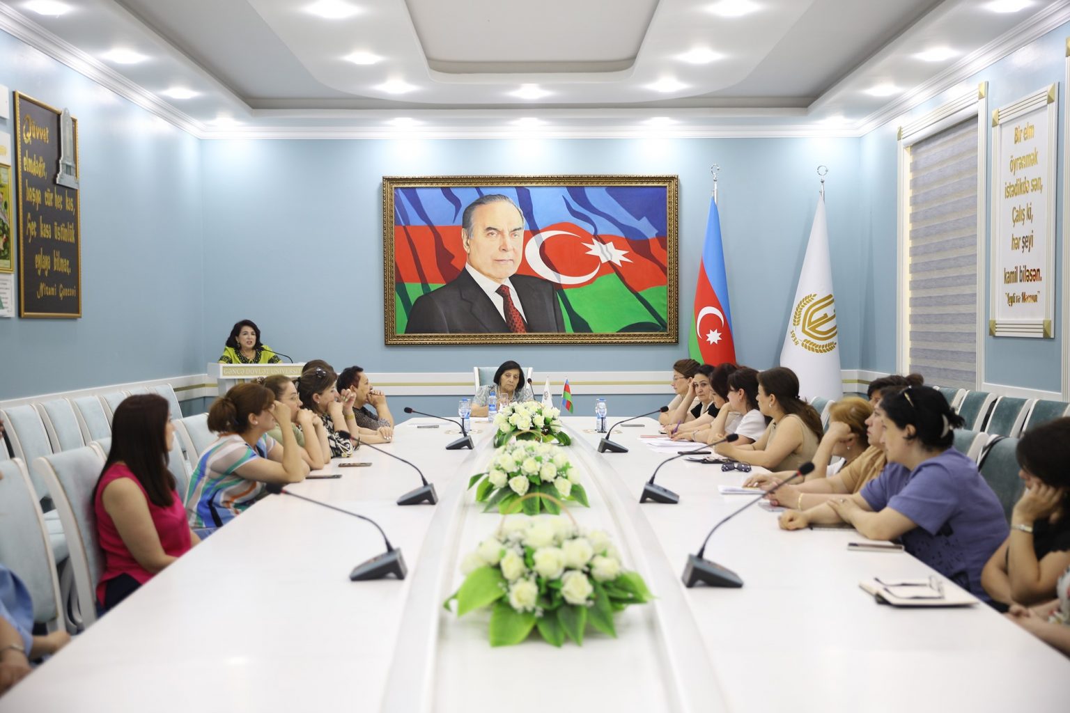 Gəncə Dövlət Universitetində “COP29 İqlim dəyişkənliyi ilə mübarizə” mövzusunda tədbir keçirilib