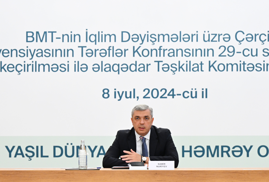 COP29 ilə əlaqədar Təşkilat Komitəsinin beşinci iclası - FOTOLAR