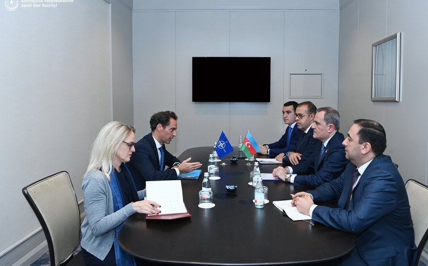 Ceyhun Bayramov ABŞ-də Azərbaycan-Ermənistan sülh prosesini müzakirə etdi - FOTO