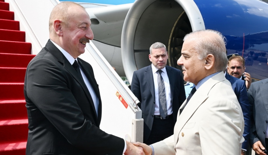İlham Əliyev Pakistana getdi - FOTOLAR