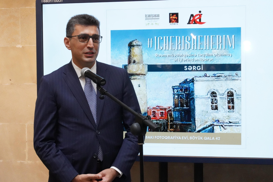 İçərişəhərlə bağlı elan edilmiş rəsm müsabiqəsinin qalibləri mükafatlandırıldı - FOTO