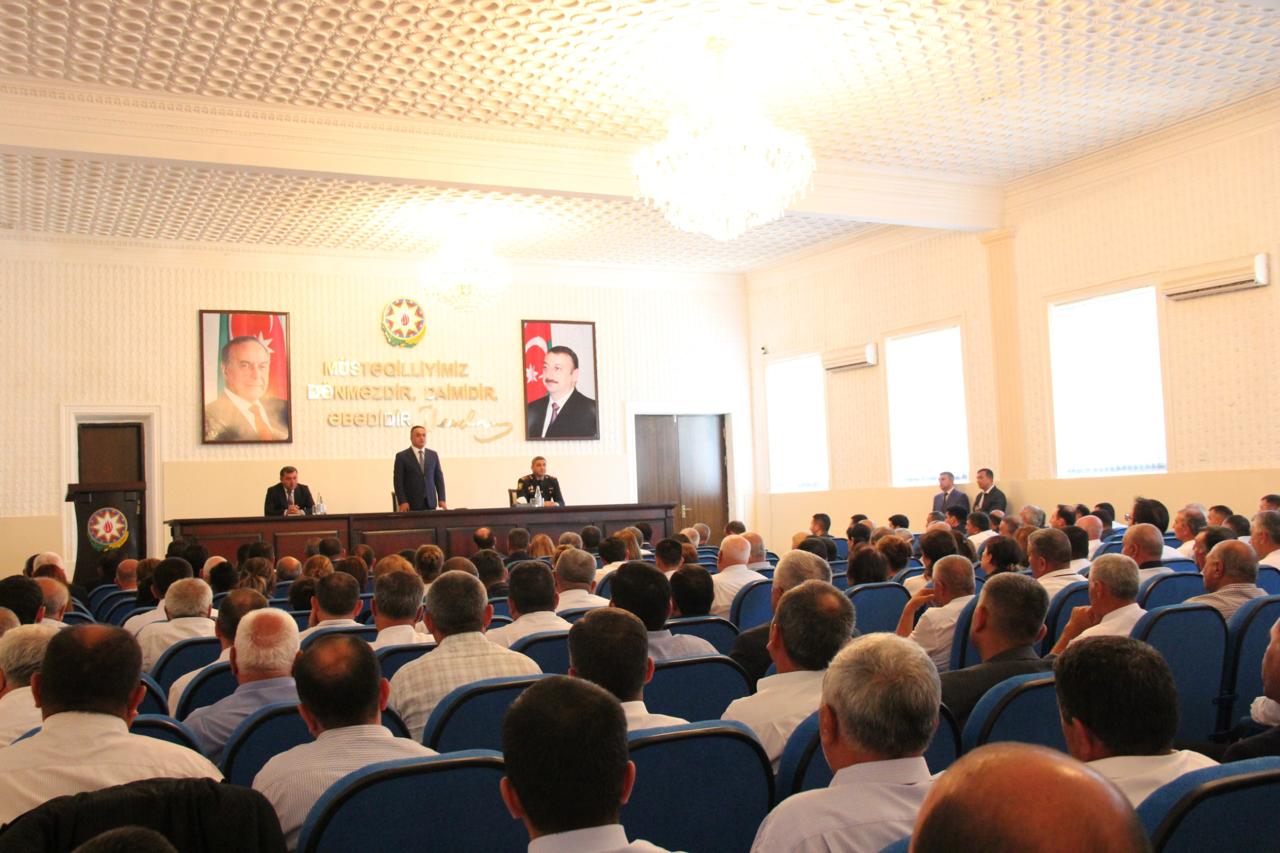 Goranboyda icra başçısı yanında Şuranın növbəti iclası keçirilib - FOTO