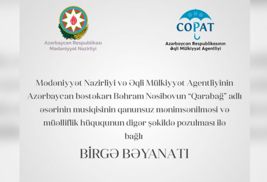 "Qarabağ" mahnısı ilə bağlı rəsmi AÇIQLAMA 