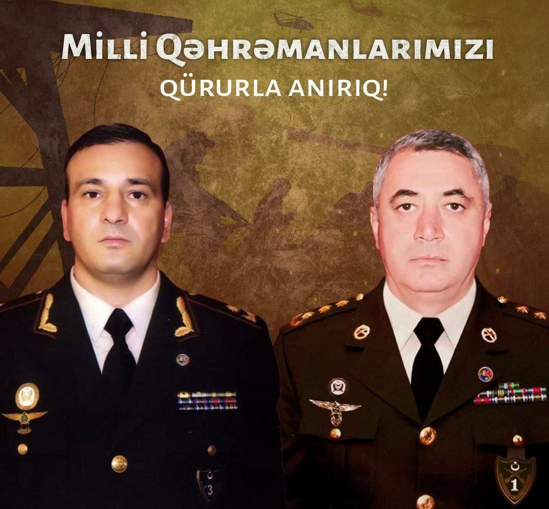 Milli Qəhrəmanlarımızın şəhadət günüdür