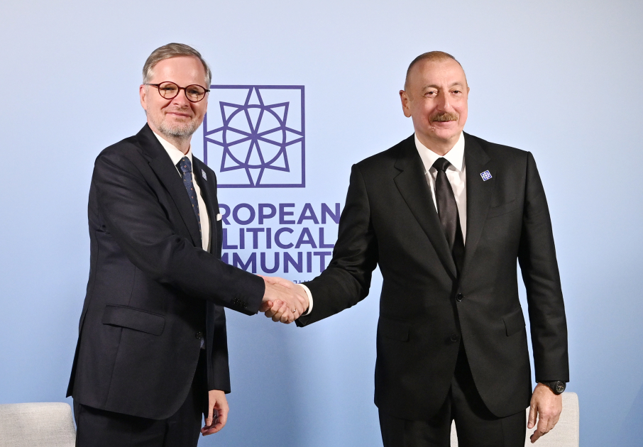 Prezident Petr Fiala ilə görüşdü - FOTO