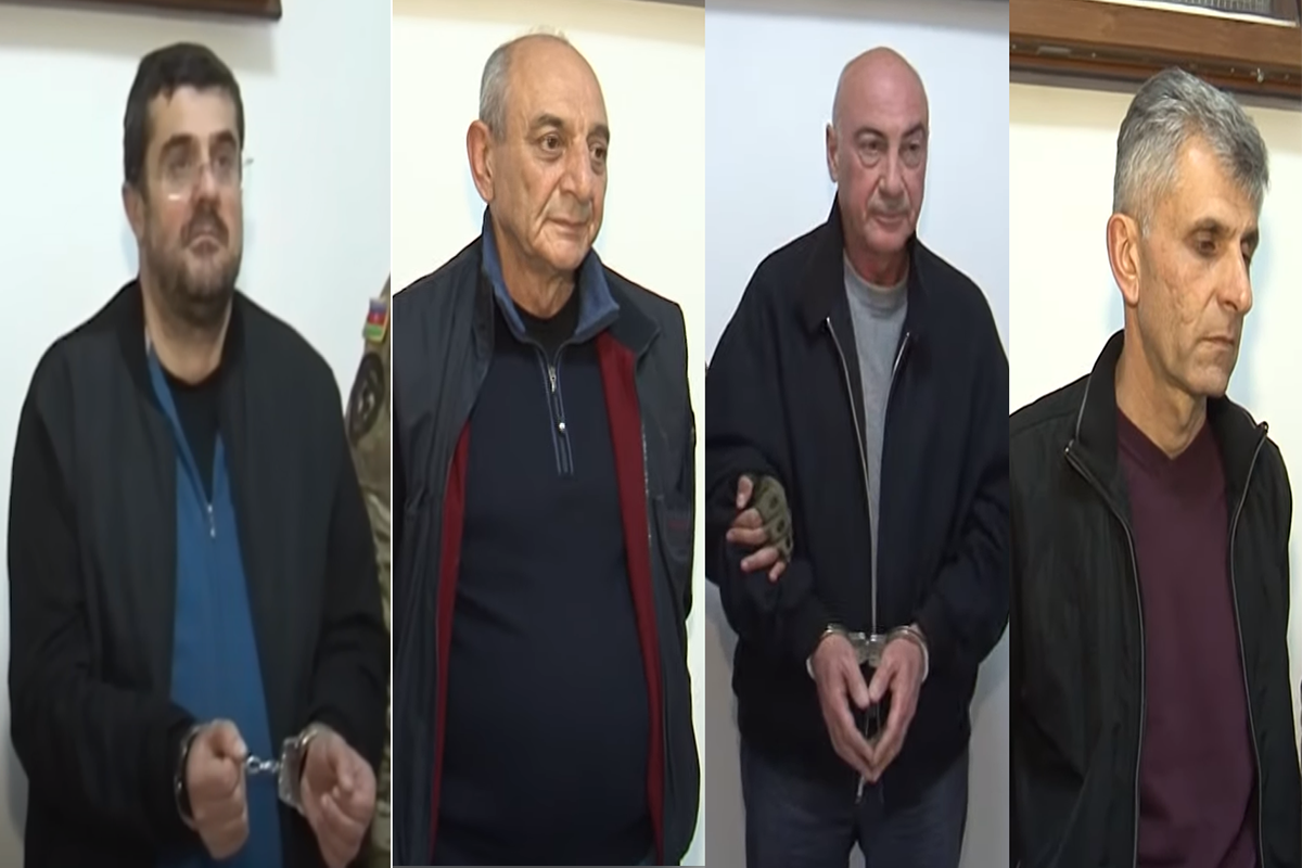Bakıda saxlanılan erməni separatçıları ailələri ilə DANIŞDILAR