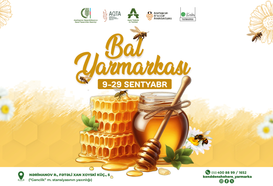 Bakıda bal yarmarkası keçiriləcək