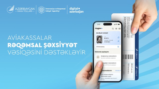 Naxçıvana aviabiletləri rəqəmsal şəxsiyyət vəsiqəsi ilə almaq mümkün oldu