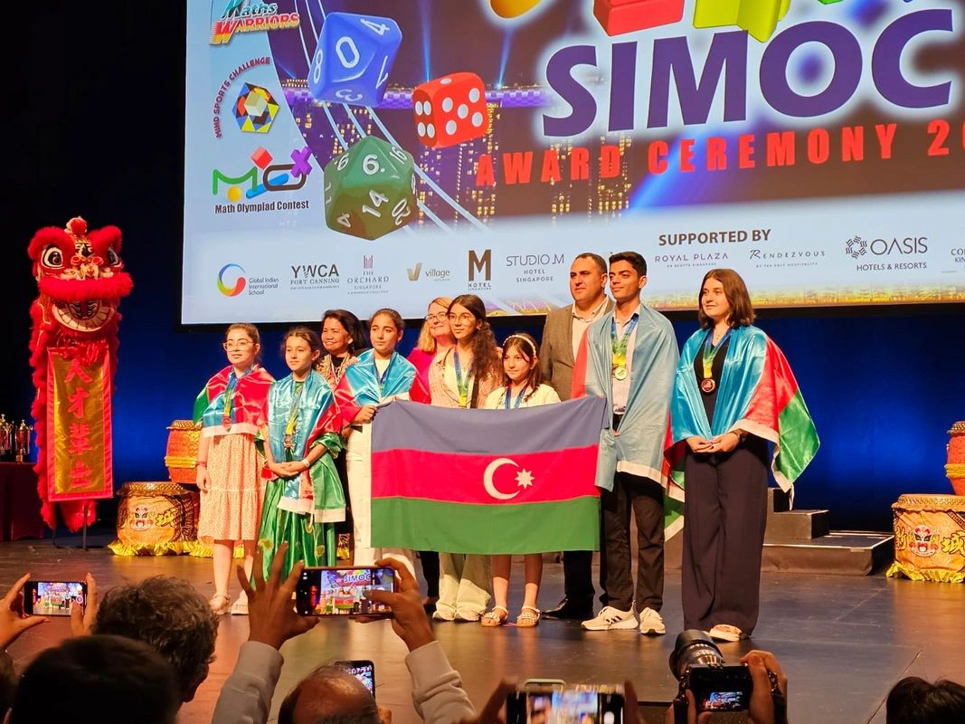 Şagirdlərimiz beynəlxalq olimpiadada uğurla çıxış etdilər